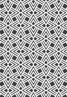 an abstract black and white pattern that is very similar to the shape of a triangle