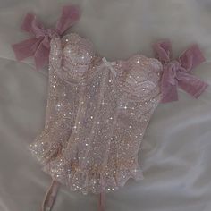 Birthday Fancy Dress Ideas, Bedazzled Outfit, Looks Corset, Sparkly Corset, Sweet 16 Outfits, Pink Corset Top, Fairytale Dress, Dolce E Gabbana, Mode Inspo