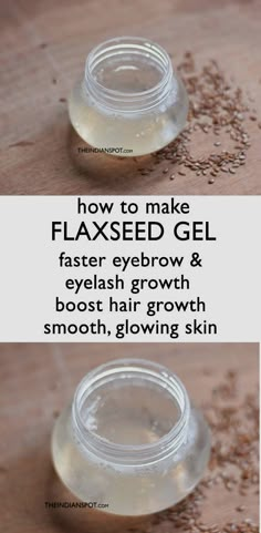 Flax Seed Gel, Skin Care And Hair Care, Flaxseed Gel, Skin Care Routine For 20s, Hair Care Recipes, Boost Hair Growth, Home Remedies For Hair, Luscious Hair, Natural Therapy