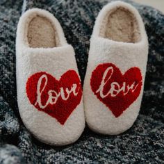 These Adorable Slippers Are Supersoft And Comfortable Mules. Soft Cotton Flush Lining S/M- Fits Shoe Size 6-7 M/L-Fits Shoe Size 8-9 Heart Slippers, Business Accessories, Inspo Reference, Graphic Shirt Design, Business Clothing, Comfy Slippers, Cute Slippers, Girls Getaway, Comfortable Slippers