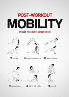 a poster with instructions on how to do the splits