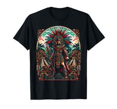 PRICES MAY VARY. Aztec Warrior Mexico Native Mexican Aztec Civilization. This is for men and women interested in aztec empire. Great for native mexican proud of their aztec culture and aztec history. This mexican aztec design is for everyone interested in mayan civilization. Cool for anyone who likes to know more about tribal warriors and native aztec. Lightweight, Classic fit, Double-needle sleeve and bottom hem Aztec History, Native Mexican, Mayan Civilization, Mexican Aztec, Aztec Civilization, Aztec Empire, Aztec Culture, Aztec Warrior, Aztec Design