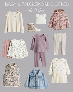 H&M toddler and baby girls finds Regina Outfits, Amazon Girl, H&m Baby, Pose Idea, Toddler Girl Style, Children Clothing, Baby And Toddler, Baby Outfit