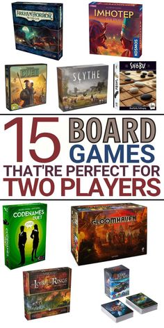 the 15 board games that're perfect for two players are on sale in stores