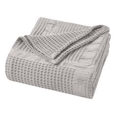 Add an exquisitely soft layer to your bedroom or living room space with the Waffle Weave Cotton Blanket by Blue Nile Mills. This luxuriously soft cotton blanket displays a waffle, honeycomb design that is perfect for everyday use. These blankets are versatile and durable to keep you wrapped in comfort whenever you need it the most. Perfectly placed on any bed or sofa, this beautiful blanket is warm enough to use on its own or can be used as a layering accent. This beautiful blanket is available in a variety of color options to match with your bedroom decor. Easily elevate the look and feel of any room with this sophisticated blanket. Bathroom Floor Coverings, Soft Layer, Terry Robe, Beach Towel Set, Modern Blankets, Kids Robes, Egyptian Cotton Bedding, Bamboo Towels, Blanket Throws