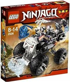 the lego ninja atv is in its box with it's front wheels and tires