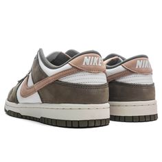 The Dunk Low Retro Premium in Medium Olive/Hemp/Summit White/Sail combines nubuck and leather for the upper, while the nylon tongue and tongue label add a touch of vintage charm. A padded collar ensures all-day comfort, and the perforated toe box enhances breathability. Embroidered branding provides a refined finish, and the durable rubber outsole offers reliable traction. Nubuck/Leather upper Nylon tongue Tongue label Padded collar Perforated toe box Embroidered branding Rubber outsole All size Earth Tone Sneakers, Retro Dunks, Room Stuff, Bootie Sandals, Hype Shoes, Nike Dunk Low, Dream Shoes, Dunk Low, Nubuck Leather