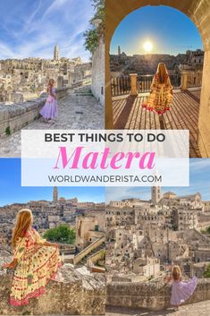 Epic things to do in Matera; the sassi & the caves Maters Italy, Matera Photo Ideas, Bari Italy Things To Do, Italy Trip Itinerary, Messina Italy, Italy Places, Rivers And Roads, Italy Tours