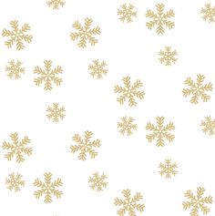 a white and gold snowflake wallpaper with lots of snow flakes on it