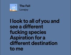 The Fall Lyrics Lovejoy, Lovejoy The Fall, The Fall Lovejoy, Lovejoy Lyrics, Fall Lyrics, Fav Song, Wilbur Soot, Spotify Lyrics, Just Pretend