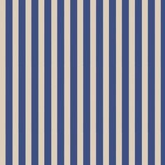 a blue and white striped wallpaper pattern