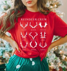 Christmas Reindeer Crew Shirt,Reindeer Shirt,Christmas Deer Shirt,Christmas Hoodie,Christmas Gift,Reindeer Christmas,Christmas Gift,Xmas Tee We design trendy sweatshirts that you can use in every important day of your life. We produce beautiful and quality designs that can be used in all kinds of activities that you will do with your family or friends. These designs will offer you and your environment a unique complement. We are very excited to bring you our high quality and soft, trendy sweatshirt. Every sweatshirt we made means a new excitement for us. ▶️ HOW TO ORDER ATTENTION 📌 Please, 1️⃣Swipe to all of the pictures. 2️⃣Select style and size from drop down menus. 3️⃣Select sweatshirt colors from drop down menus. 4️⃣Select quantity. 5️⃣For every single sweatshirt you have to repeat ev Tropical Xmas, Christmas Palm Tree, Married Shirt, Christmas Party Shirts, Cute Christmas Shirts, Funny Christmas Shirts, Family Christmas Shirts, Beach Shirt, Look Plus