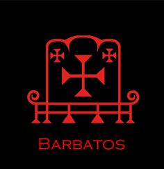 the logo for barbatos