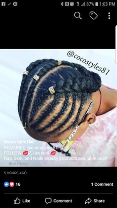 Braided Hairstyles For Black Women Cornrows, Natural Hair Stylists, Kid Hair, Braided Cornrow Hairstyles, Braided Styles, Quick Braided Hairstyles, Protective Hairstyles Braids