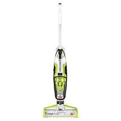 a green and white cordless vacuum cleaner