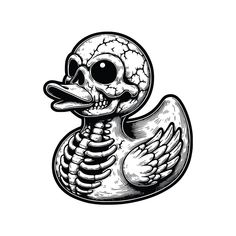 Enjoy a wide variety of high-quality digital assets for free! From images, icons, fonts, to design templates, everything is available for free download. Our asset collection is perfect for various needs, including graphic design projects, web development, presentations, and much more. Get these assets easily and quickly to enhance your work. Duck Skull Tattoo, Rubber Ducky Drawing, Skull Design Drawing, Rubber Hose Style Art, Rubber Duck Tattoo, Tattoo Sketch Ideas, Cool Tattoo Stencils, Rubber Duck Drawing, Skull Outline