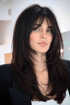 long hair, curtain bangs, hairstyles Oval Face Bangs, Square Face Hairstyles, Oval Face Haircuts, Haircuts Straight Hair, Long Hair With Bangs, Long Layered Hair, Haircuts For Long Hair, Long Straight Hair, Haircuts With Bangs