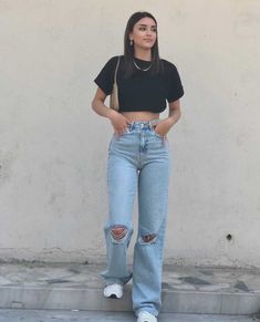 Ripped Jean, Mom Jeans, Pants, Clothes, Trousers