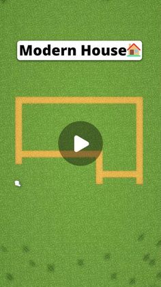 the modern house game is shown on an iphone screen, and it appears to be playing soccer