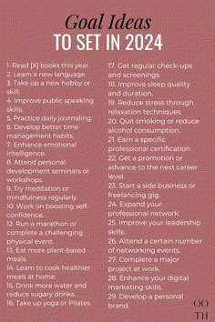 100 Goal Ideas for 2024 | New Year’s Goal Ideas - out of the habit New Years Resolution List, Goal Ideas, Resolution List, Vision Board Ideas, Vision Board Goals, Self Care Bullet Journal, New Year Goals, Vision Board Affirmations, Vie Motivation