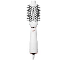 Meet your one-step solution for faster styling and the appearance of healthy-looking blow-outs. Designed to dry and style in one go, the T3 AireBrush hair dryer brush delivers exceptional heat precision and even airflow for fast drying and styling. EvenStream vents equalize airflow to speed up styling. An oval brush design with perfect SmoothGrip bristle placement and a CeraGloss ceramic surface works to help smooth the look of strands, create bends, and give the look of volume.  How do I use it Sleek Blowout, Dryer Brush, Brush Design, Oval Brush, Hair Dryer Brush, Hair Detangler, Color Treated Hair, Dry Brushing, Styling Tools