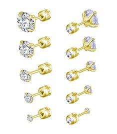 PRICES MAY VARY. Material: Surgical Stainless steel, Polished 6 Pairs in 1 Set - 4mm ball stud earring sets are plated in gold, Rose Gold,black, Blue, silver and multicolor earrings Size: Ball Size 4mm, Gauge Size 16G（1.2MM）, Bar Length 6mm, Suit for Both Men and Women. Cute Barbell Stud Earrings, Perfect for Multiple Ear Cartilage Piercing.6 Pairs Barbell Stud Earrings in 6 Colors, Easy to Match Your Outfits OCCASION: suitable for most clothes and occasion Best gift for your love ones, this cha Back Piercing, Ear Piercing Studs, Multicolor Earrings, Cz Stud Earrings, Studs Earrings, Cz Earrings, Fashion Jewelry Earrings, Stud Earrings Set, Small Jewelry