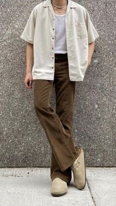 90 Male Fashion, Mens Going Out Outfit Night Party, Men’s White Cardigan Outfit, Streetwear Outfits Men Summer, Minimalist Guy Outfits, Boyfriend Outfits Men, Mens Fashion Casual Outfits Summer, Loose Tie Outfit Men, Indie Men Outfits