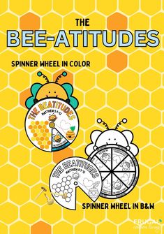 The Beatitudes for Kids Craft Printable - Color Wheel & Coloring Page – Frugal Coupon Living Kids Church Activities, Vbs Themes