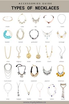 Types Of Necklaces, Fashion Terminology, Fashion Infographic, Projek Menjahit, Haircut 2024, Jewelry Knowledge, Types Of Jewelry, Fashion Words, Mens Haircut