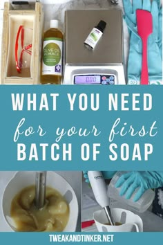 what you need for your first batch of soap