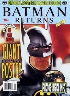 the cover of batman returns magazine