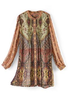 Elaboration is elemental in this baroque Mandarin collar button-down tunic, with pintucks at front bodice, and shirring at center back and long button-cuff sleeves, over a V-neck cami. Designer Plus Size Clothing, Embroidered Tunic, Top Tank, Pin Tucks, Mandarin Collar, Cuff Sleeves, Tunic Top, Stylish Outfits, Plus Size Outfits