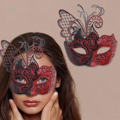 PRICES MAY VARY. You will receive a black and red butterfly diamond-encrusted mask with a glittering design on the butterfly to make the mask even more gorgeous under party lights. Perfect for Halloween, Christmas, carnivals, masquerades, carnivals, balls, parties, fashion shows, weddings, etc. The butterfly mask is made of environmentally friendly hard plastic and rhinestones, soft bending and free shaping. No peeling paint, no messy excess glue residue, comfortable, lightweight. The adjustable Butterfly Lady, Masquerade Halloween, Butterfly Mask, Ball Mask, Red Mask, Peeling Paint, Red Butterfly, Party Lights, Halloween Festival