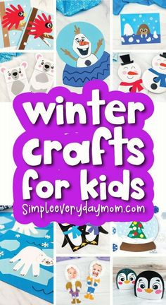 winter crafts for kids that are easy to make