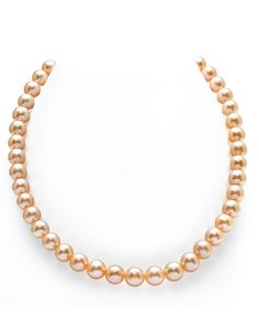 This 7-8mm Peach Freshwater pearl necklace is certain to be a favorite for any occasion. This pearl necklace is compiled of high-quality AAAA quality hand-picked pearls with 'Very High' grade luster, our highest grade available in every category. The pearl necklace is a beautiful peach color and comes affixed with an elegant 14K gold clasp.. Peach Necklace, Peach Jewelry, Clasp Necklace, Pearl Necklaces, Freshwater Pearl Necklace, Fresh Water Pearl, Pearl Types, Pearl Gemstone, Freshwater Pearl Necklaces