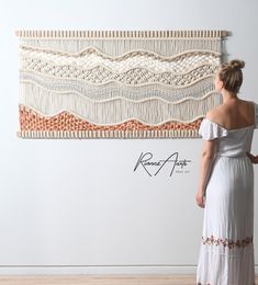 Kim Vegan Handmade Textile Art Wall Macrame Tapestry Default Title Handmade Wall Hangings, Wall Macrame, Textile Artwork, Wall Hanging Handmade, Macrame Tapestry, Textiles Artwork, Macrame Wall Hanging Diy, Hanging Diy, Urban Homesteading