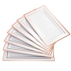 PRICES MAY VARY. *Quantity:The disposable food tray set includes 12 pack rose gold serving trays, elegant design and extra large capacity for your party needs.With these elegant catering trays， you'll get an elegant look at an affordable price. *Health&Safety:Rectangle Serving Platters are made of high quality heavyweight plastic,not easy to bend,break.The tray has no toxic substances,BPA Free,and made of 100% food-grade materials to ensure your safety and health when you use it. *Unique Design: Elegant Catering, Disposable Serving Trays, Gold Serving Tray, Rose Gold Rims, White Serving Tray, Catering Trays, Plastic Serving Trays, Plastic Wine Glasses, Bday Party Theme