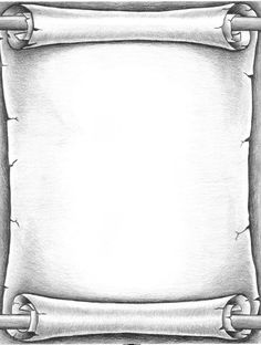 a blank paper with two metal handles on the edges and an empty space in the middle