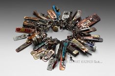 a circular arrangement of different types of keys