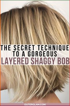 Style Messy Bob How To, Shaggy Bob For Fine Straight Hair, Shaggy Straight Bob, Long Shaggy Bob Hairstyles, Shaggy Bob Medium Length, Shaggy Wedge Haircut, Shaggy Bob Haircuts For Fine Hair, Shaggy Layered Bob Hairstyles, Textured Bob Vs Layered Bob