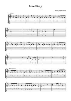 Love Story (Taylor Swift) - Easy Ukulele Fingerpicking Tab Easy Acoustic Guitar Tabs For Beginners, Taylor Swift Tabs Guitar, Guitar Tabs Songs Taylor Swift, Taylor Swift Songs On Guitar, Taylor Swift Guitar Chords Easy, Uke Tabs Fingerpicking, Guitar Notes Songs, Tab Guitar Songs, Fingerpicking Ukulele Songs