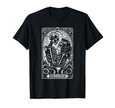 PRICES MAY VARY. The Lovers vintage dark romantic gothic graphic design featuring a skeleton couple in tarot card style with roses, flowers, mexican day of dead apparel. Perfect mystic, spirituality, supernatural, occult, gothic lolitas, gothic style gift idea. Lightweight, Classic fit, Double-needle sleeve and bottom hem Skeleton Reading Book, The Reader Tarot Card, Skeleton Reading, Skeleton Tarot, Book Funny, Funny Books, Oxford Comma, The Lovers Tarot Card, Books Design