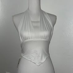 Tie On Neck Line And Back. One Size. Open Back Shirts, Backless Shirt, Swan Neck, Upcycle Sewing, Future Outfit, Neck Line, Cami Top, Cami Tops, Passion For Fashion