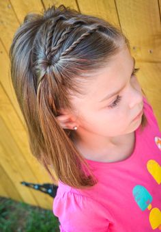 25 Little Girl Hairstyles...you can do YOURSELF! Sanggul Modern, Girl Haircuts, Hairstyles For School, Thick Hair