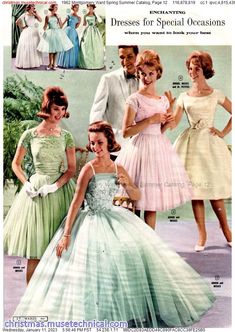 1962 Montgomery Ward Spring Summer Catalog, Page 12 - Catalogs & Wishbooks Vintage Fashion 1960s, 1960’s Fashion, Old School Fashion, 60s 70s Fashion, 60s And 70s Fashion