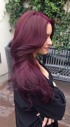 tape-in extension Plum Berry Hair, Dark Berry Hair, Berry Red Hair Color, Berry Purple Hair, Berry Hair, Going Dark, Hair Goal, Plum Hair