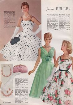 Dreamy Wardrobe, 60’s Fashion, 1960s Dresses, 1960 Dress, Historic Fashion, Fashion Catalogue