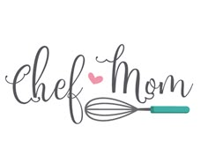 the word chef mom with a whisk in it