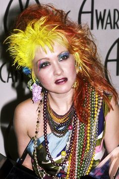 Cindy Lauper 80's, 80s Fashion Trends, 80s Punk