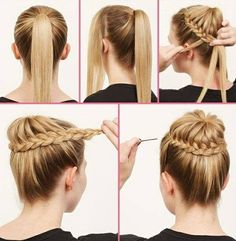 Starburst Braid, Super Cute Hairstyles, Daisy Hair, No Heat Hairstyles, Step By Step Hairstyles, Braided Hairstyles Easy